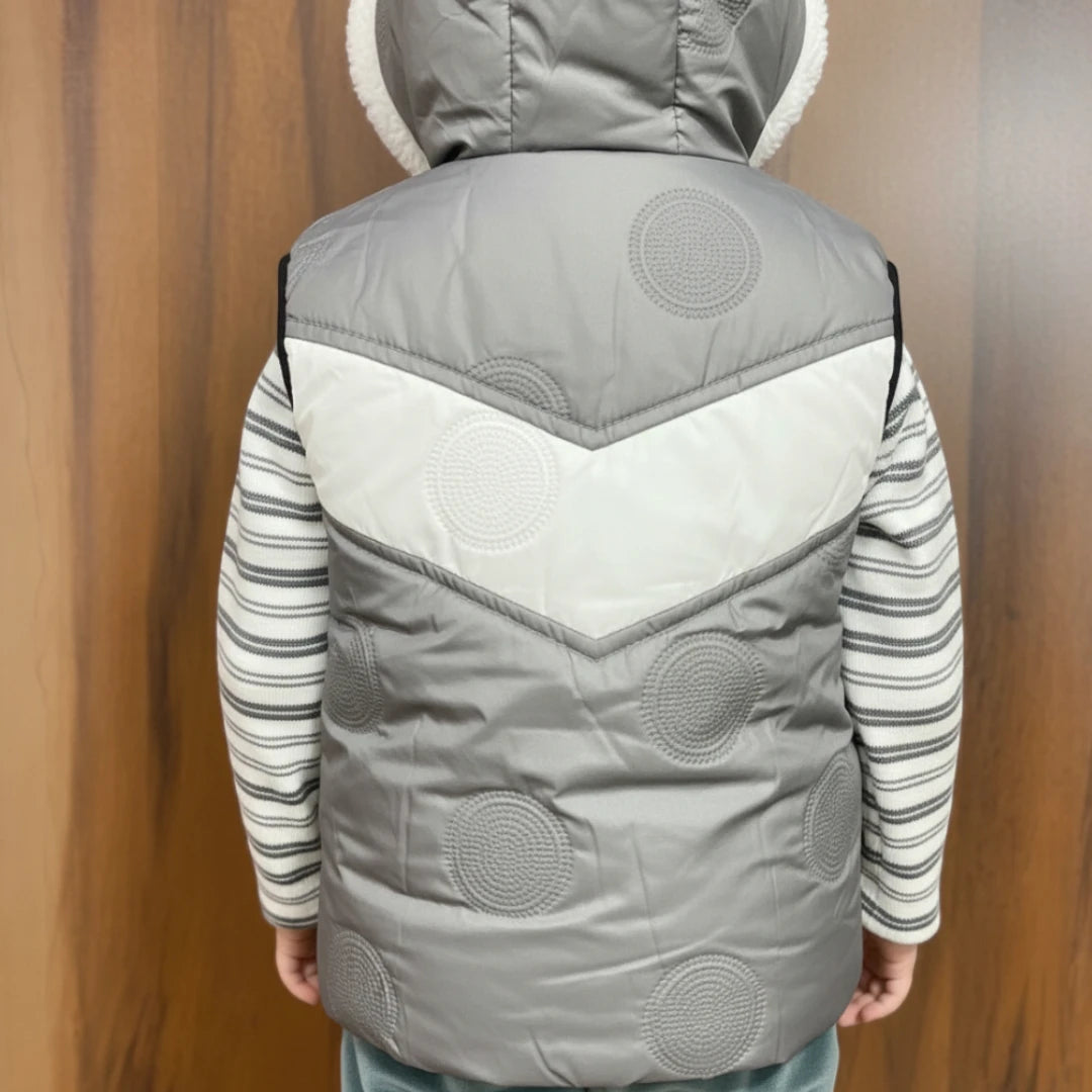 Grey 3 Piece Winter Jacket Outfit