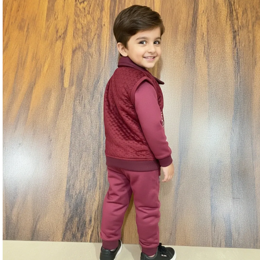 3 piece winter tracksuit set