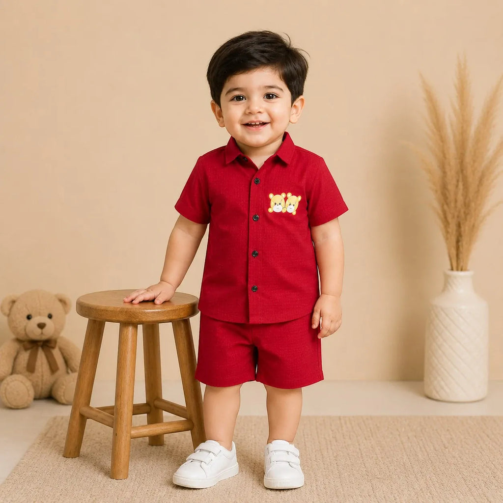 Red Shirt Shorts 