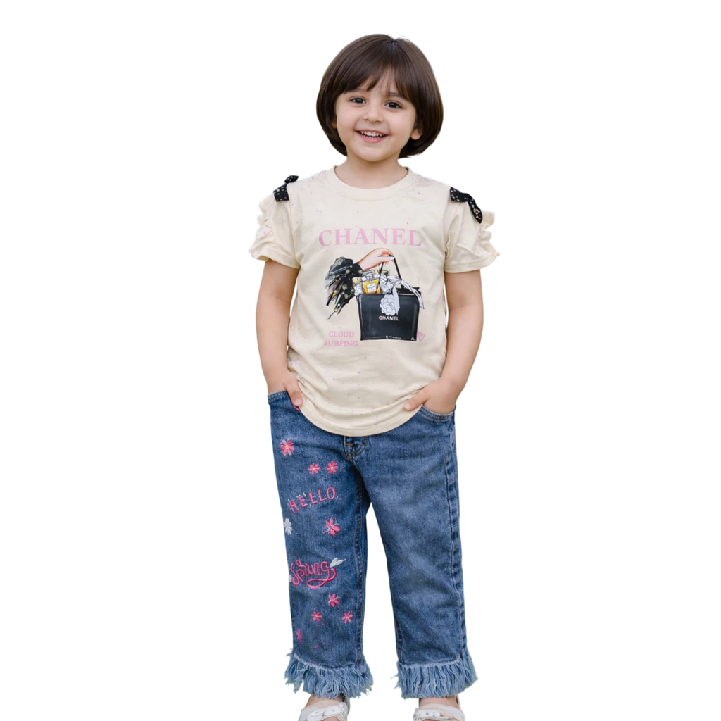 Soft Summer T shirt for girls best for Eid and Festive Wear