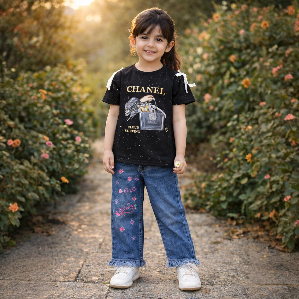 Soft Summer T shirt for girls best for Eid and Festive Wear