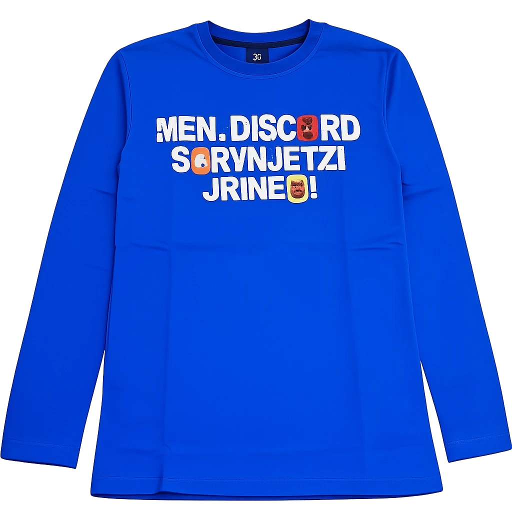 Boys long sleeve graphic T shirt with front text print design, trendy kids casual wear top, comfortable everyday boys outfit for school and outings in Pakistan