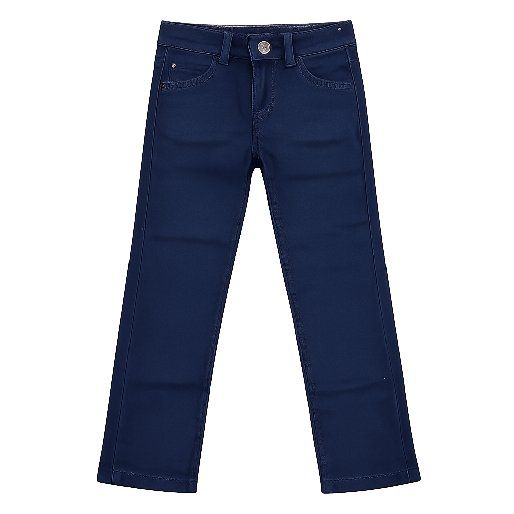 Boys slim fit casual pants with button closure and functional pockets, premium kids smart trousers for school, parties, and everyday wear in Pakistan